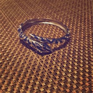 Snake 🐍 Blue and Silver faux diamond bracelet